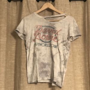 American Eagle Vintage Style David Bowie Band Tee